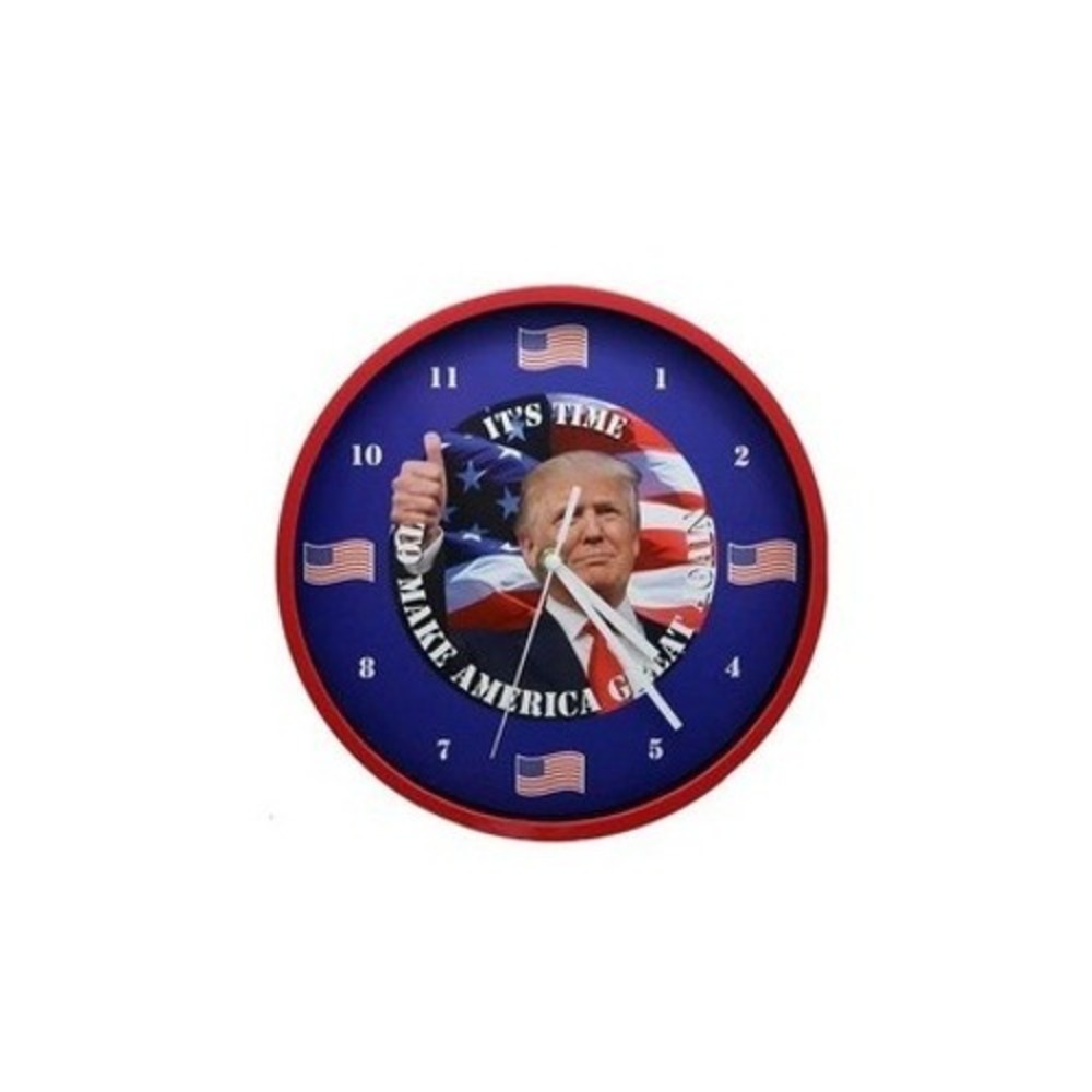 President Donald Trump Talking Clock Let's Make America Great Again! ~NIB~